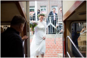 Hochzeitsfotograf Hamburg Barkassenfahrt Hochzeit Altes Land